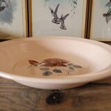 Shallow round plate Digoin Sarreguemines model 9481 (9181)