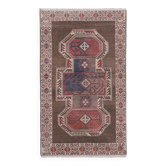Tapis vintage turc de oushak tissé à la main 91x160 cm