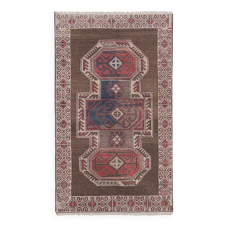 Vintage Turkish Oushak Rug Handwoven 91x160 cm