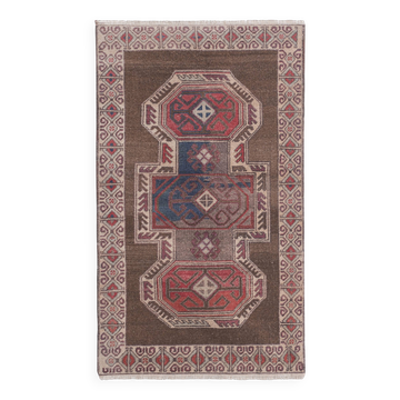 Vintage Turkish Oushak Rug Handwoven 91x160 cm