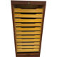 Vintage Danish design cabinet in teak veneer
