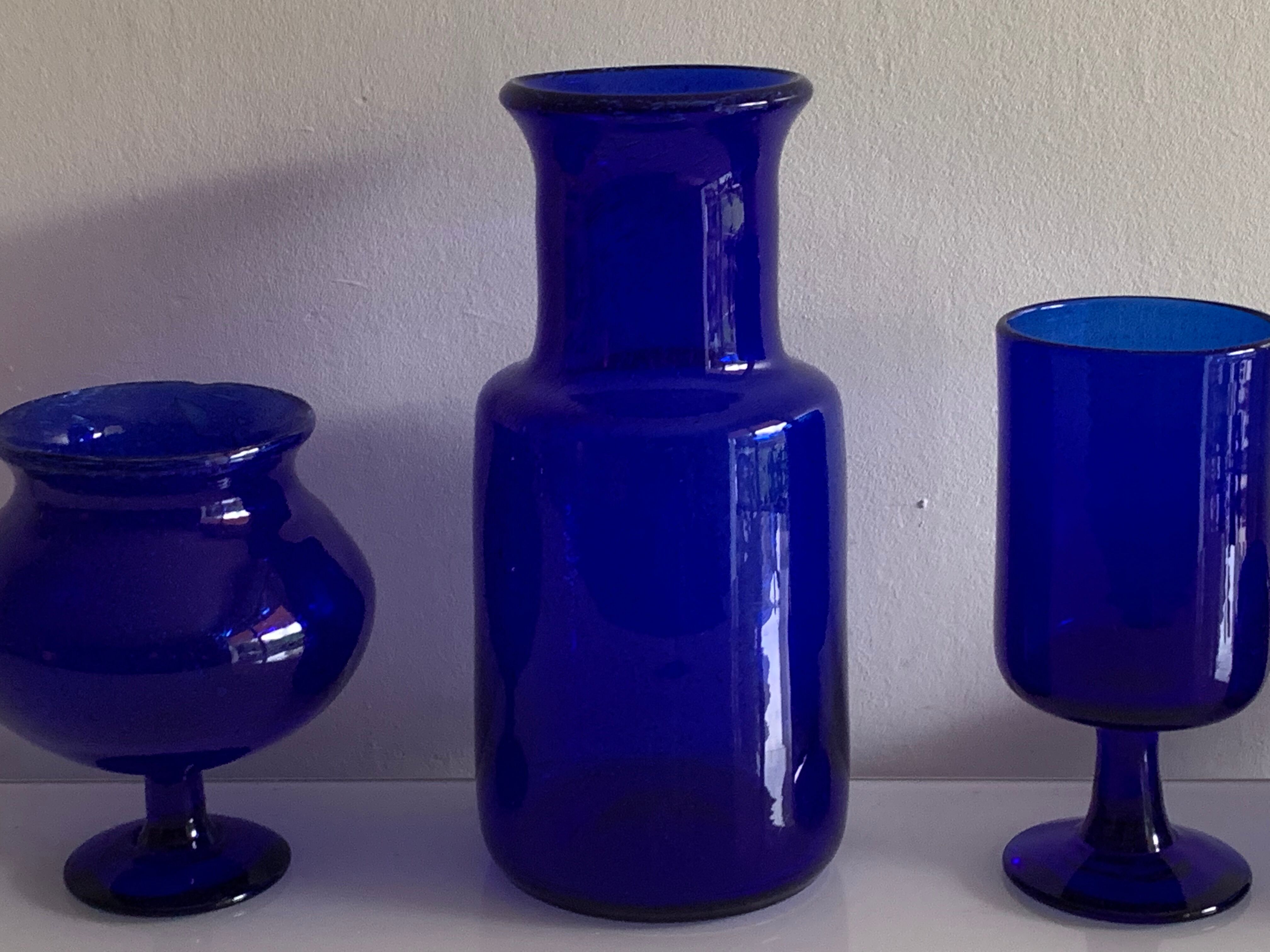 Ensemble de vases scandinaves d’erik hoglund 1960