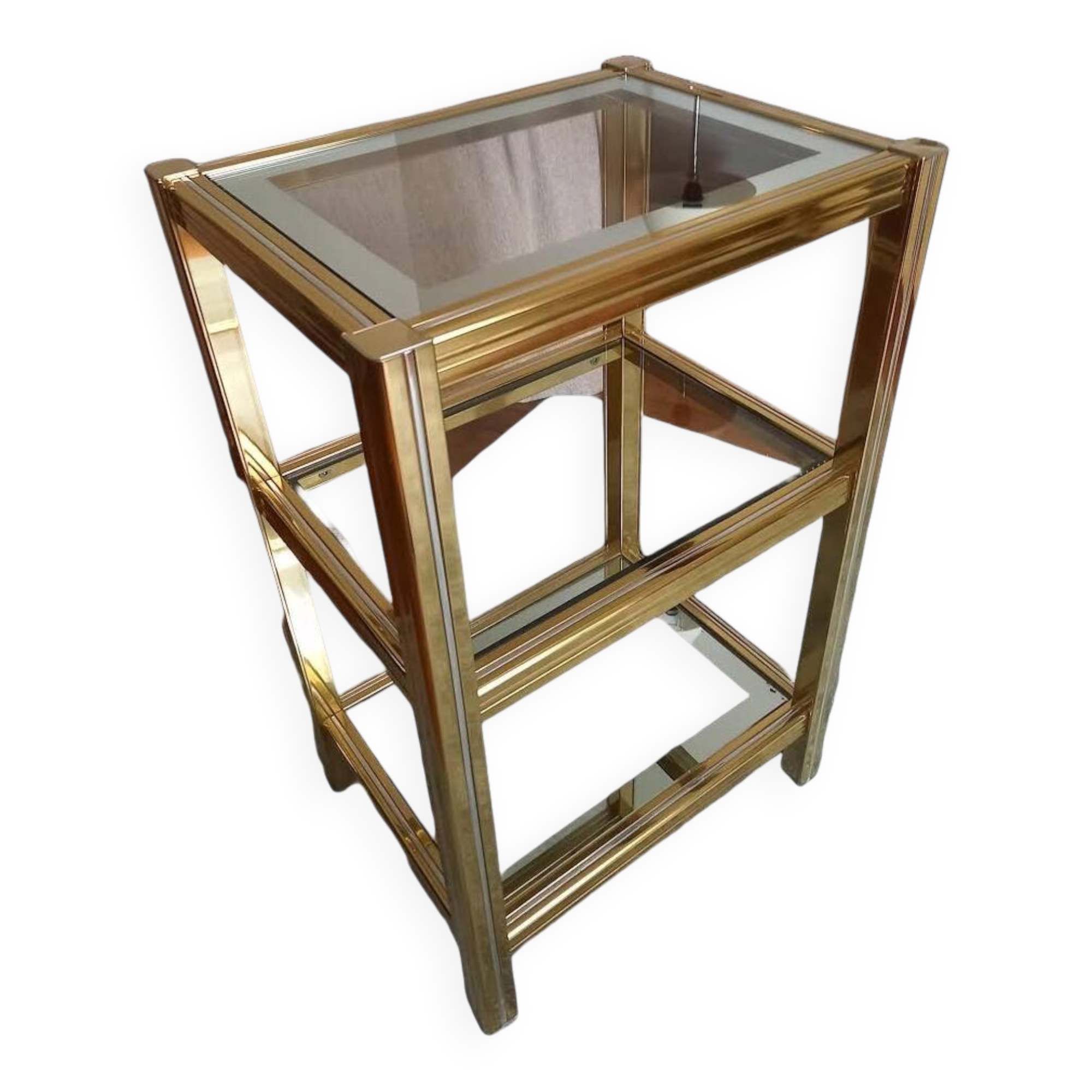 Small side table / End table in Hollywood Regency style