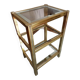 Small side table / End table in Hollywood Regency style