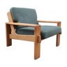 Finnish oak chair design Eesko Pajamies for Asko model Bonanza 70s