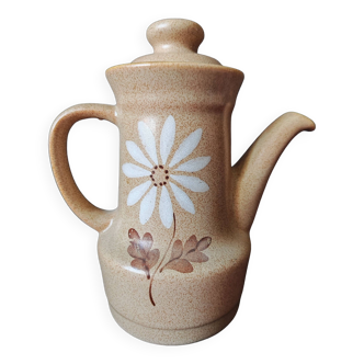 Stoneware / ST AMAND C NEW! /France /AUTUMN /vintage /LARGE TEAPOT/COFFEE POT