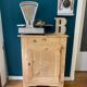 Old weathered wooden jam maker