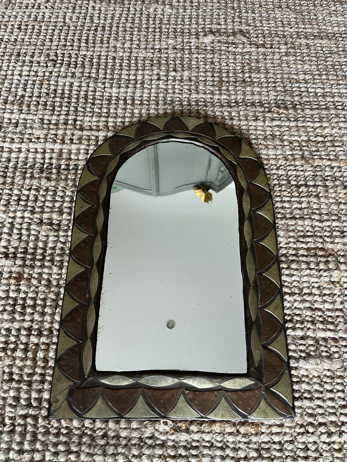Miroir en laiton 