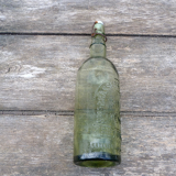 Glass beer bottle Alsatian Breweries Biere de ménage Angouleme