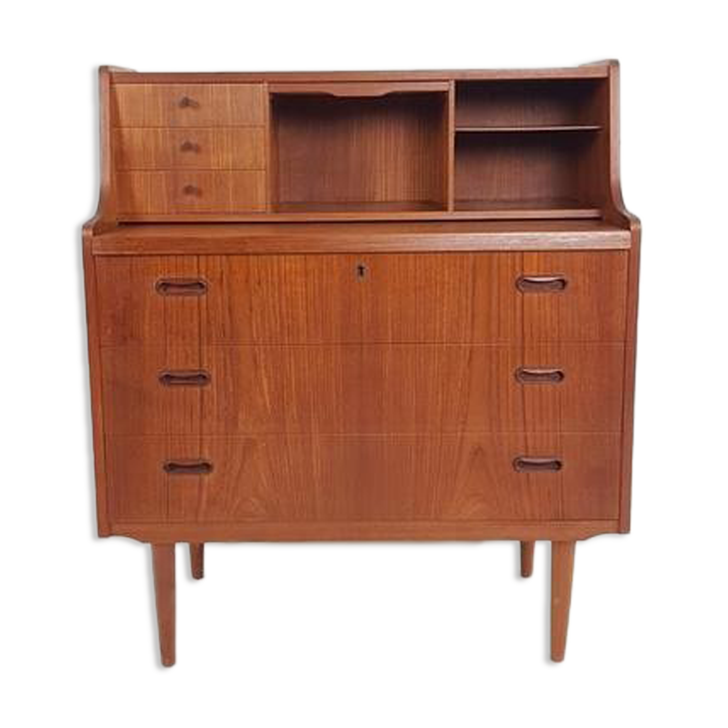 Vintage Danish teak secretary Chatol