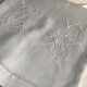 Antique sheet in pure linen yarn dyed in rain gray
