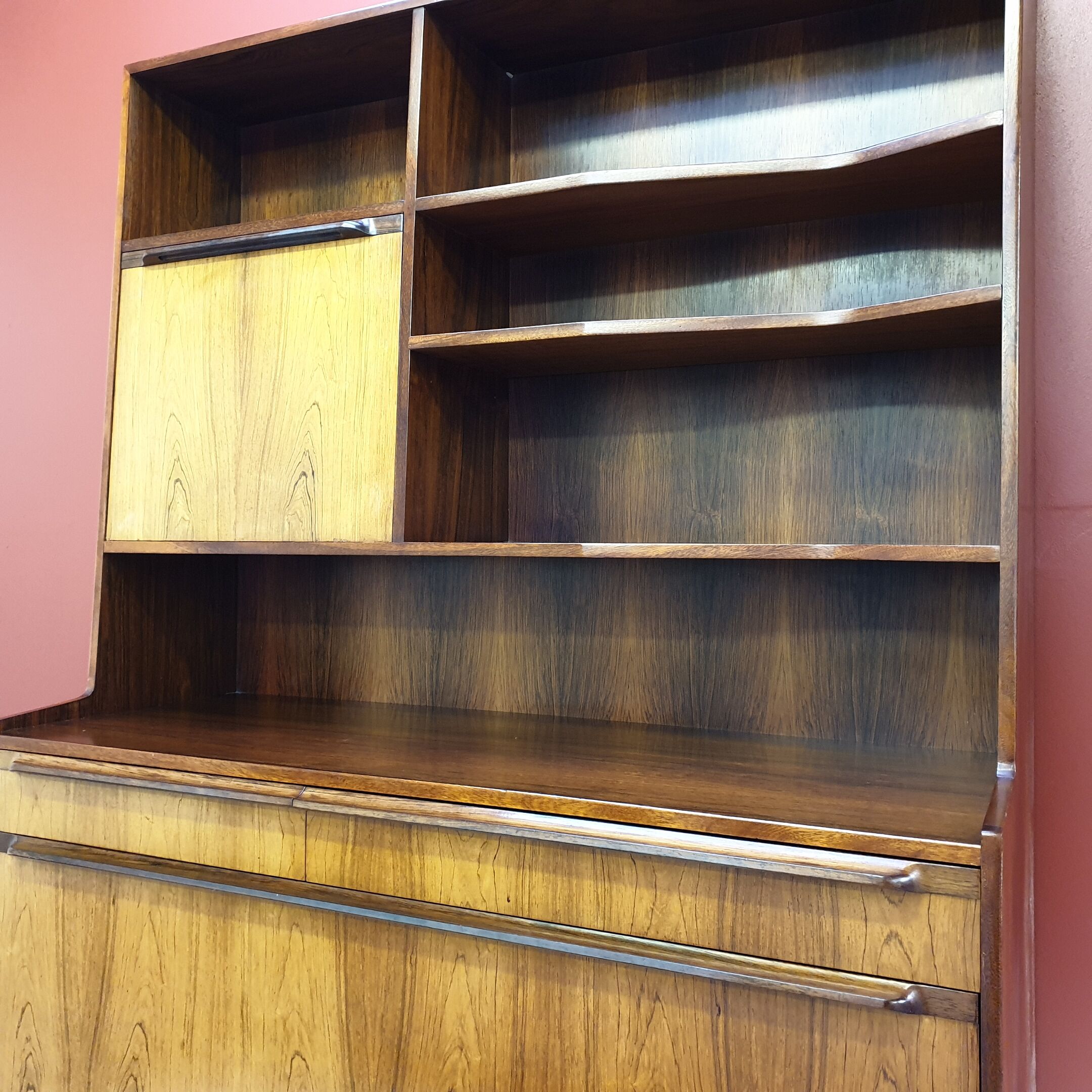 Bookcase designed by Tom Robertson, Mcintosh circa 1960
