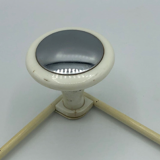 Vintage hook white and chrome