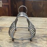 English toast door in silver metal