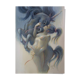Francis DE SAINT GENIES: Young Girl with a Unicorn, original signed lithograph