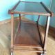 Service coffee table with wheels stamped LG