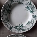 Lot of four mismatched hollow plates