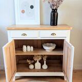 Renovated solid wood Parisian buffet