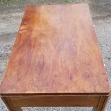 Walnut art deco writing table