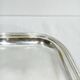 Silver-plated tray with handles