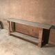 Old workbench with professional furniture