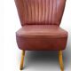 Vintage pink cocktail chair / single chair / retro chair