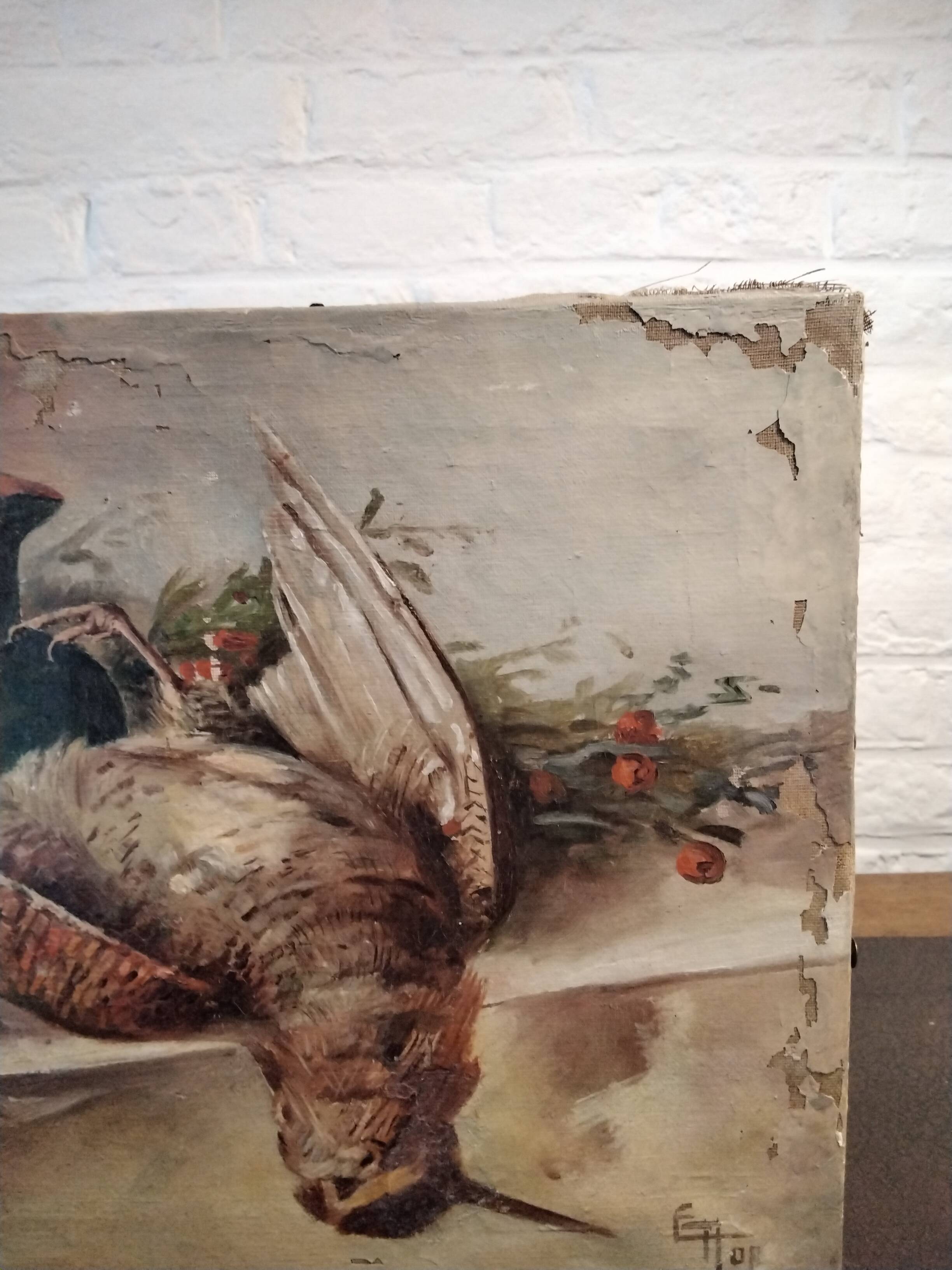 Oil on canvas still life