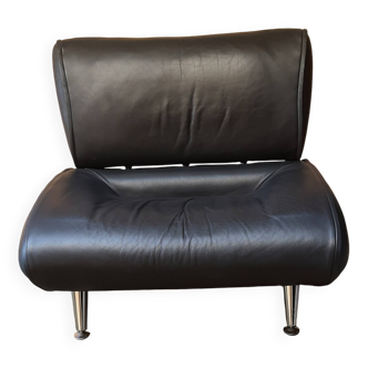 Fauteuil steiner cuir noir
