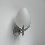 Vintage wall lamp in postmodern Italian glass by Lucente.