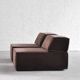 Vintage Modular Trio Sofa in Brown Teddy Upholstery from Cor, 1973, Set of 3