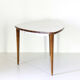 1950s triangular vintage coffee table