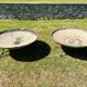 Paire de grandes coupes Willy Guhl – Eternit – jardinières - Années 60