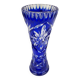 Vase bleu cristal