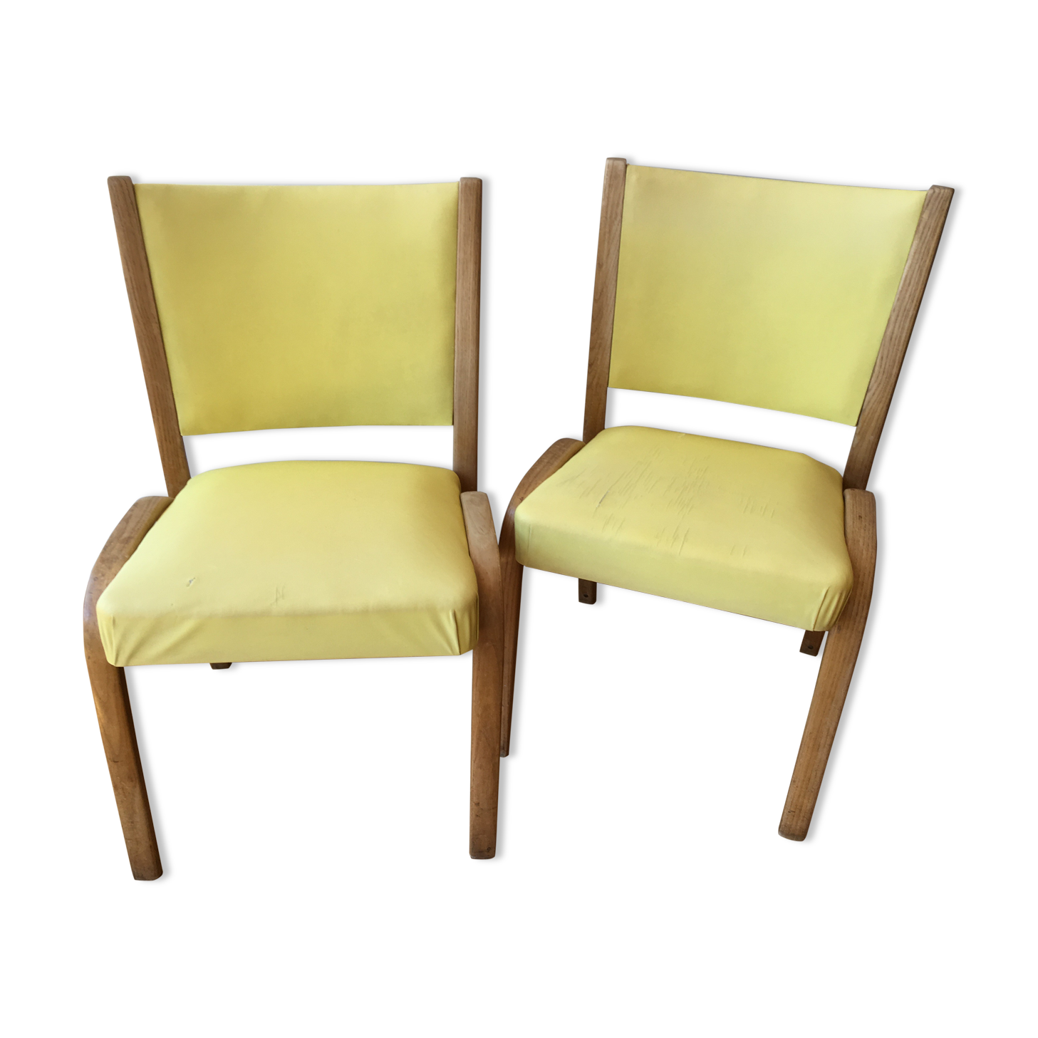 Paire chaises Steiner Bow-Wood