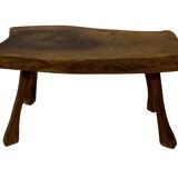 Vintage wooden side table natural design small table