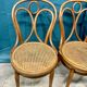 4 chaises thonet n 19 de bistrot bois courbé