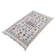 Tapis bohème blanc marocain 112x195 cm