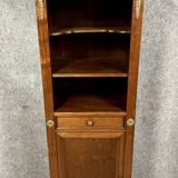 Empire style mahogany bookcase cabinet circa 1880 (A)