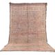 Vintage Moroccan Wool Rug 192 x 328 cm, Handmade Berber Rug, Bohemian Rug