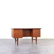 Mid-Century Danish Teak Executive Desk, 1960s.