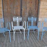 Ensemble de 4 fauteuils "radar" par rene malaval circa 40's