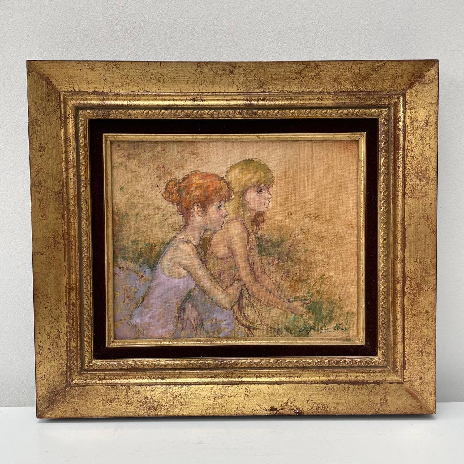 Painting canvas Collado Antonio Gonzalez