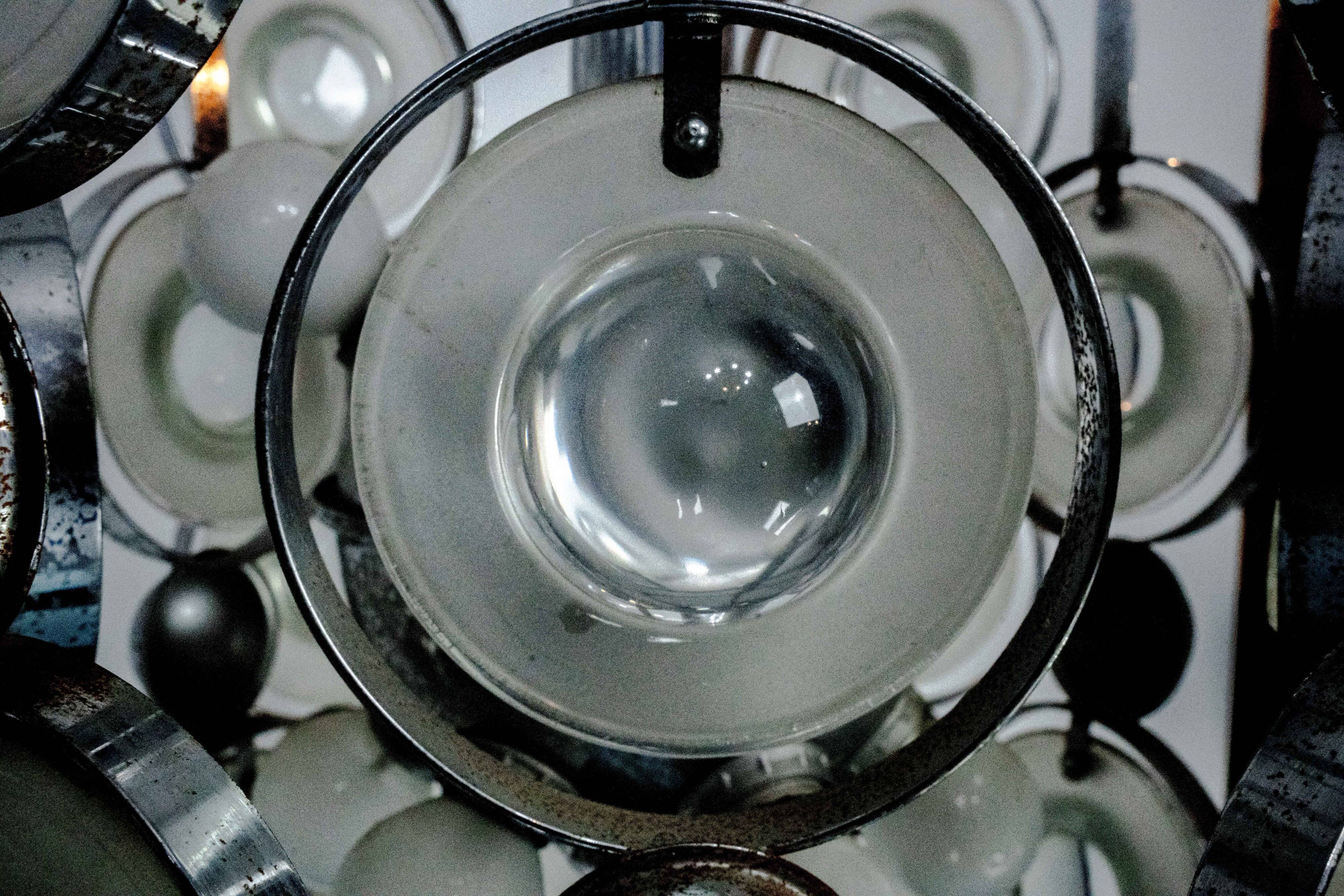 Pair of Pendant Lights by Oscar Torlasco, Italy, 1970s