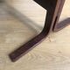 Armchair siesta brown leather by ingmar relling for westnofa