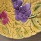 Round slip dish, Sarreguemines earthenware