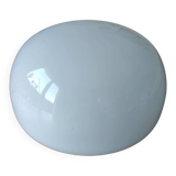 white opaline demi-globe