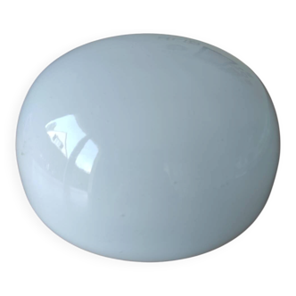 white opaline demi-globe