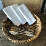 Straw and wicker basket