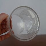 Baccarat crystal goblet model engraved with Baccarat initial "B" on frieze