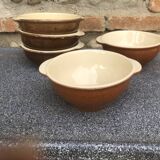 Set of stoneware bowl